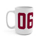 06807 - Greenwich Connecticut Zip Code Mug 15oz