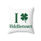 I Clover Middletown Spun Polyester Square Pillow