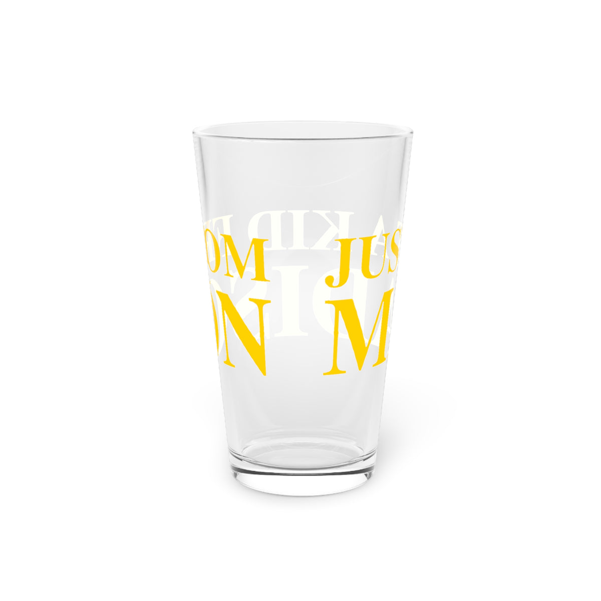 Just a kid from Madison Pint Glass, 16oz