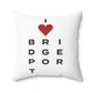 Bridgeport Vision Spun Polyester Square Pillow