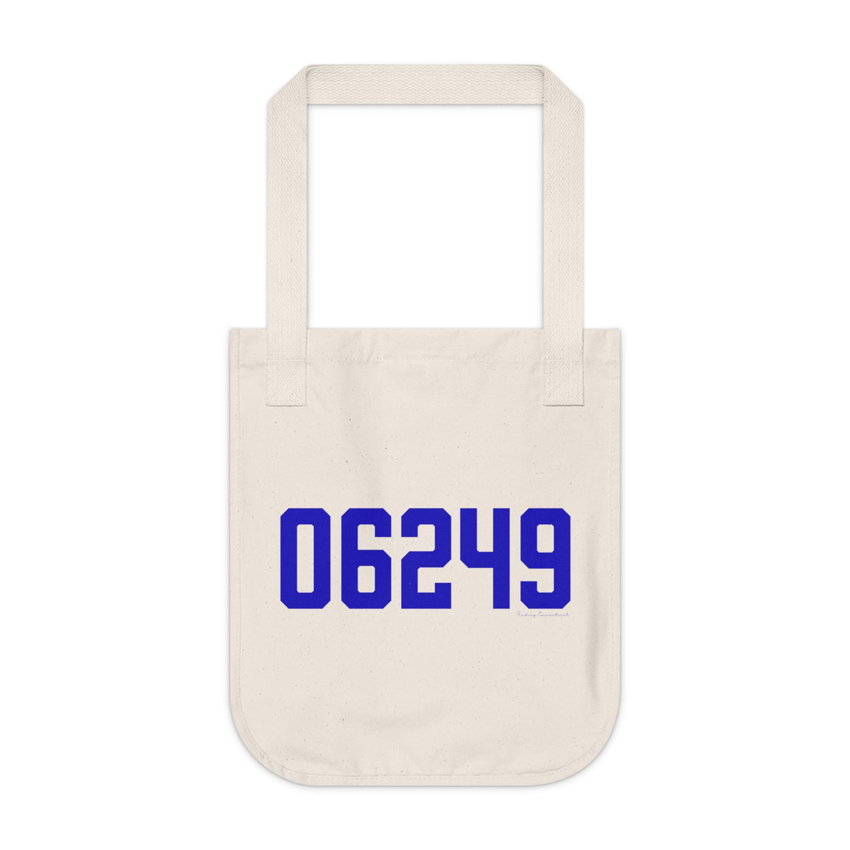 06249 Lebanon Connecticut Zip Code Organic Canvas Tote Bag