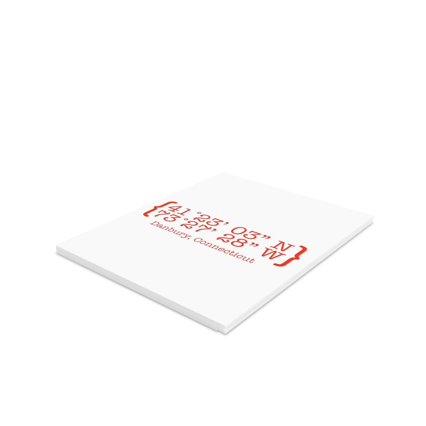 Danbury Coordinates Greeting cards (8, 16, and 24 pcs)