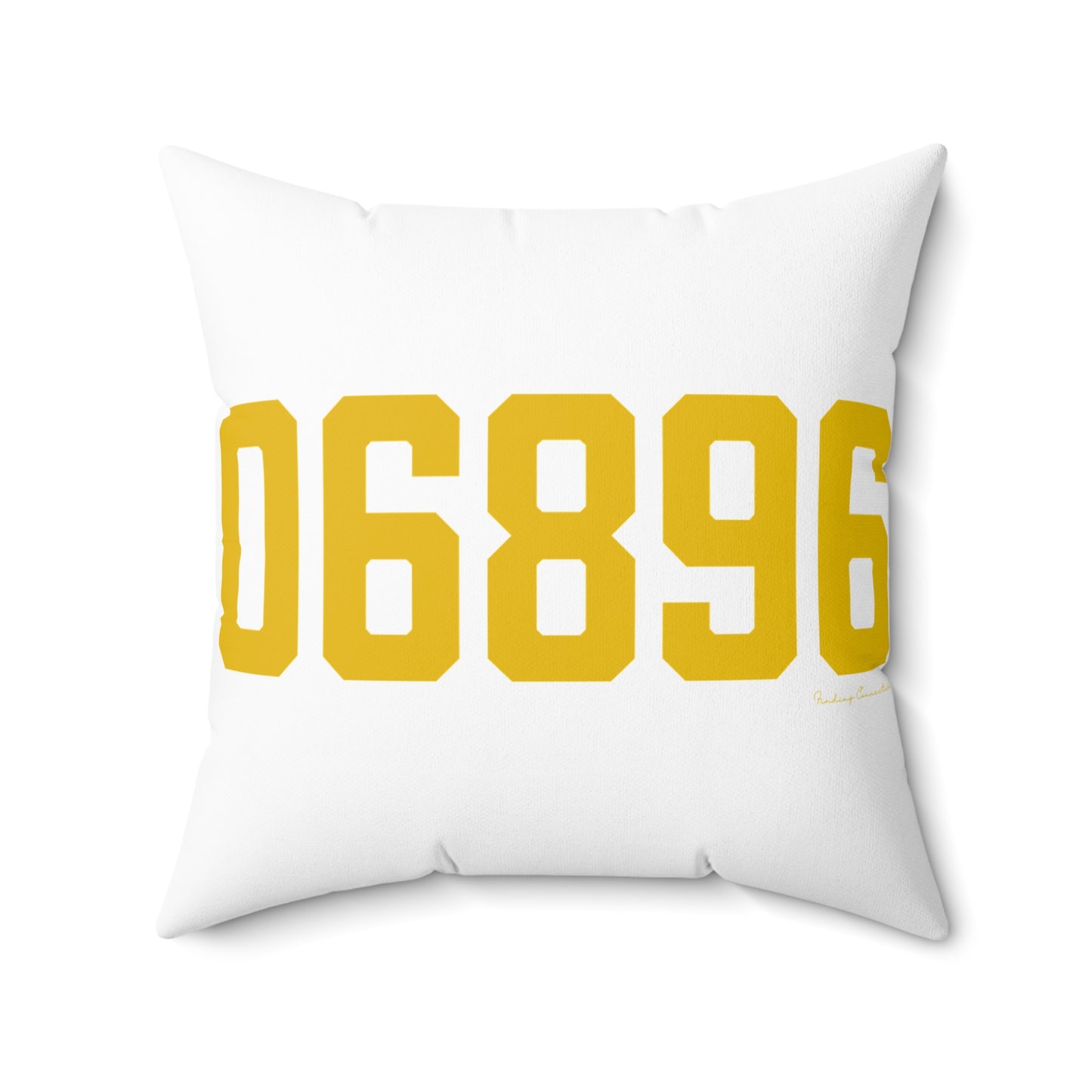 06896 Redding Connecticut Zip Code Spun Polyester Square Pillow