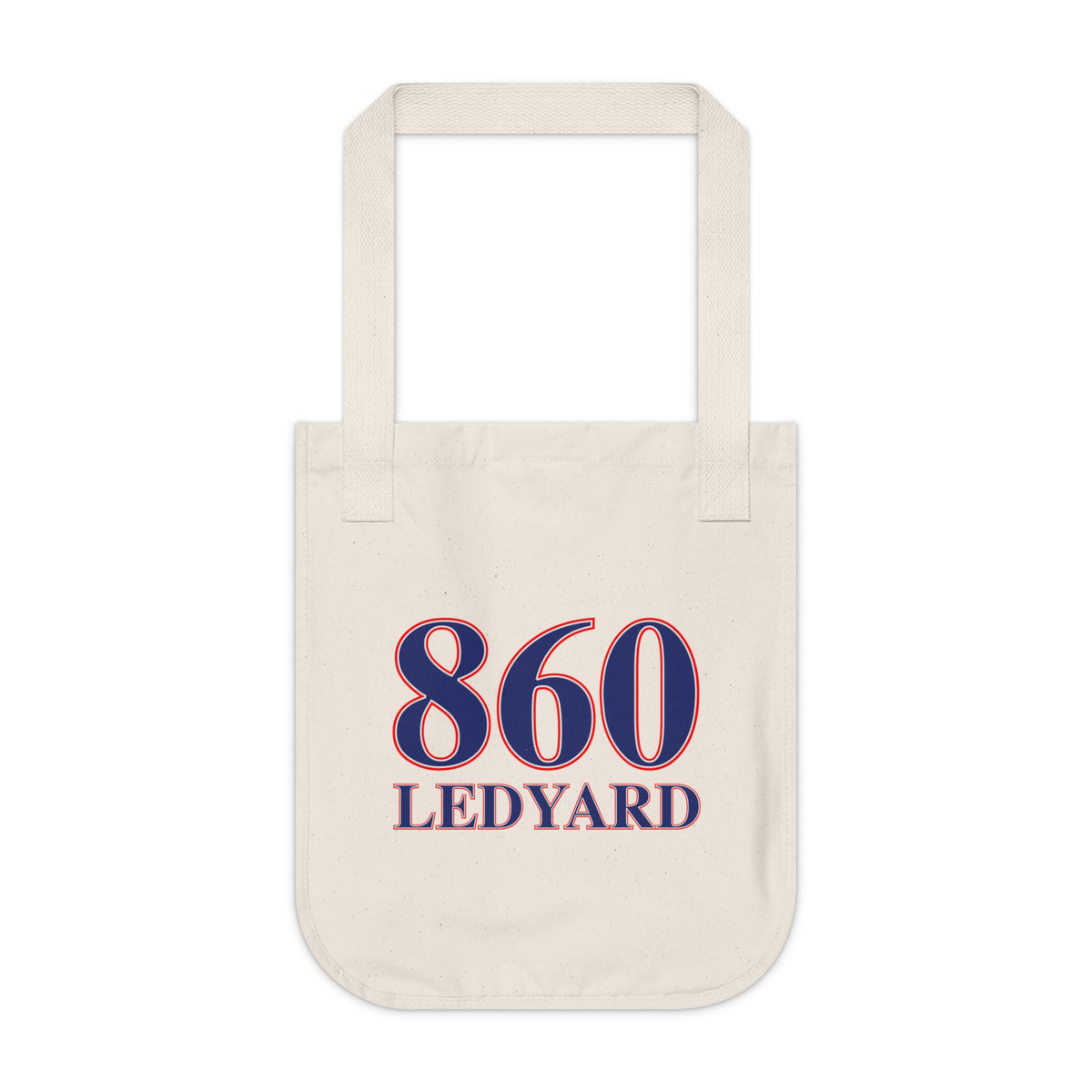 860 Ledyard Red, White & Blue Organic Canvas Tote Bag