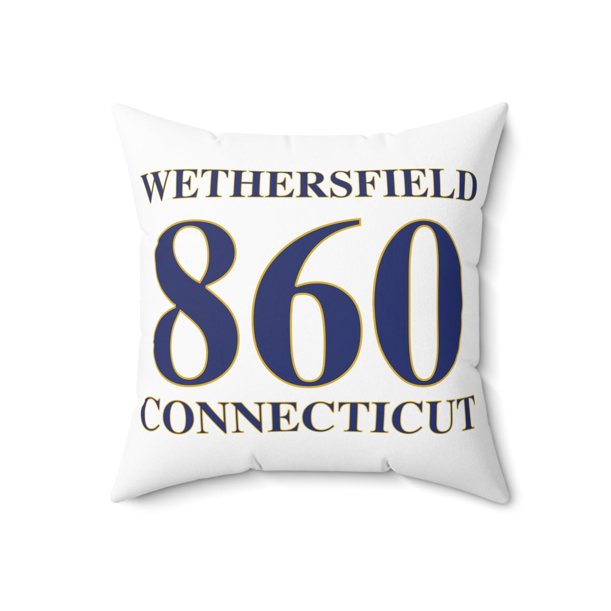 Wethersfield 860 Connecticut Polyester Square Pillow