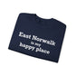 East Norwalk is My Happy Place Unisex Heavy Blend™ Crewneck Sweatshirt