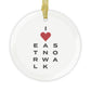 East Norwalk Vision Glass Ornaments