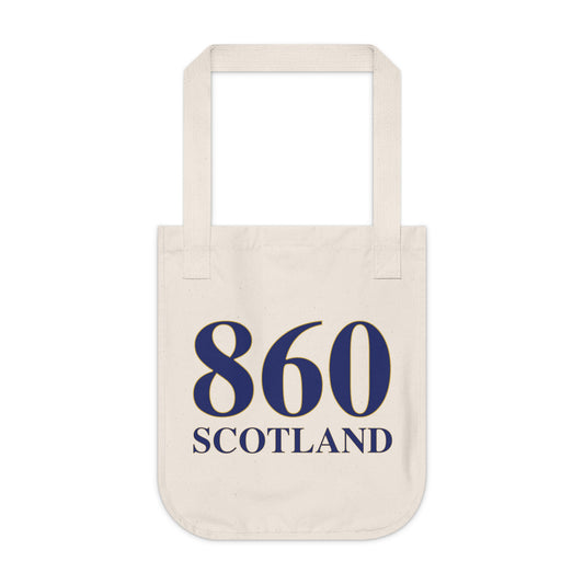 860 Scotland Organic Canvas Tote Bag