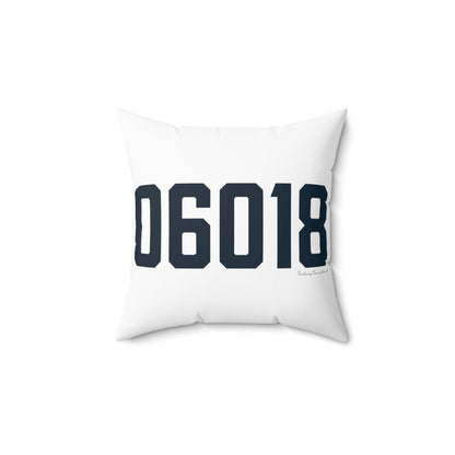 06018 Canaan Connecticut Zip Code Polyester Square Pillow
