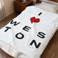 Weston Vision Velveteen Plush Blanket