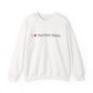 I Heart Fairfield Beach. Unisex Heavy Blend™ Crewneck Sweatshirt