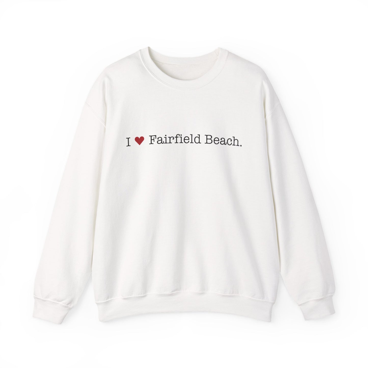 I Heart Fairfield Beach. Unisex Heavy Blend™ Crewneck Sweatshirt