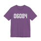 06084 Tolland CT Zip Code Unisex Jersey Short Sleeve T-Shirt