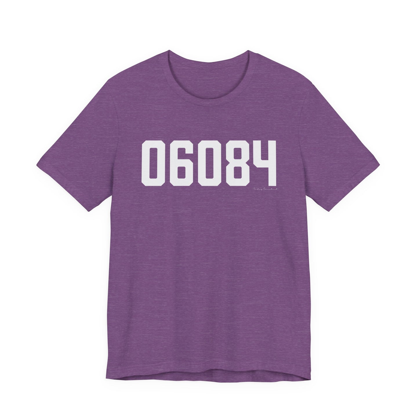 06084 Tolland CT Zip Code Unisex Jersey Short Sleeve T-Shirt