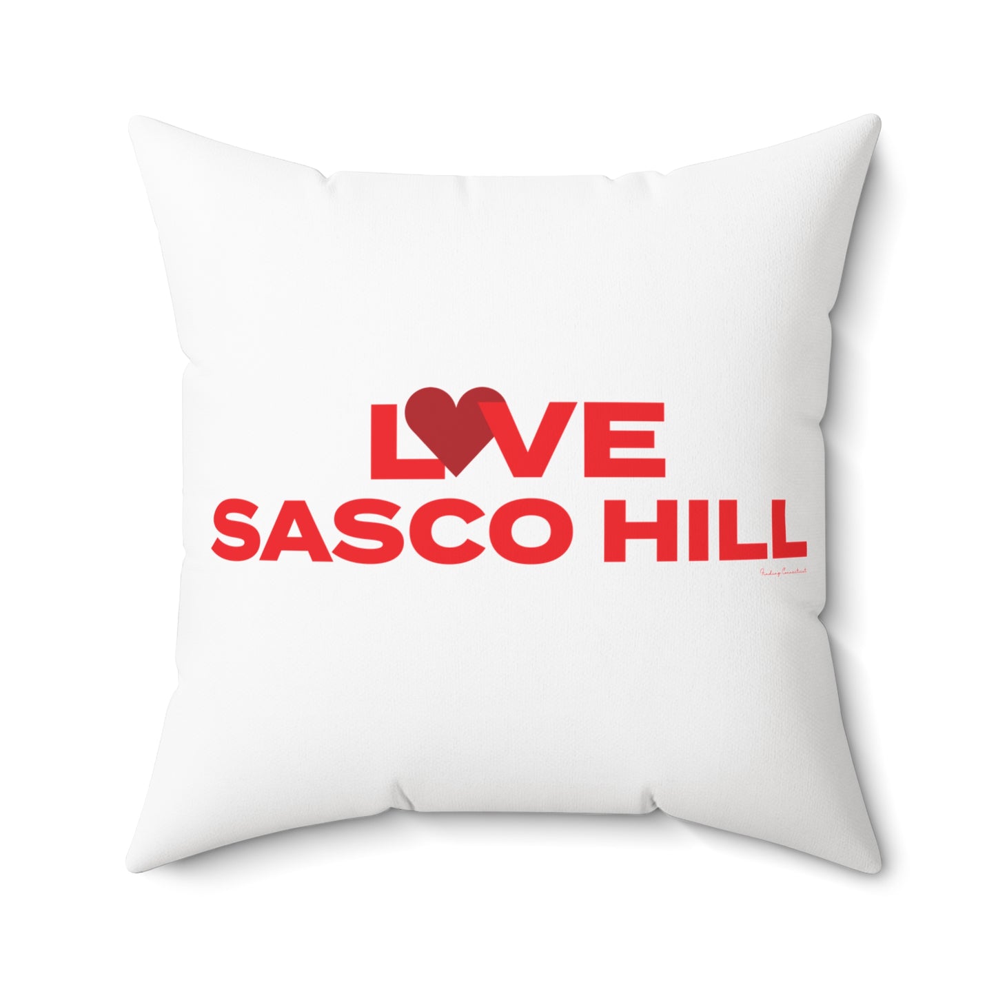 Love Sasco Hill Spun Polyester Square Pillow