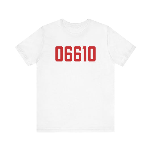 06610  Bridgeport Connecticut Zip Code Unisex Jersey Short Sleeve T-Shirt