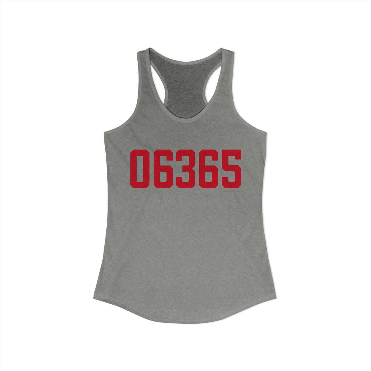 06365 Preston Connecticut Zip Code Women's Ideal Racerback Tank Top