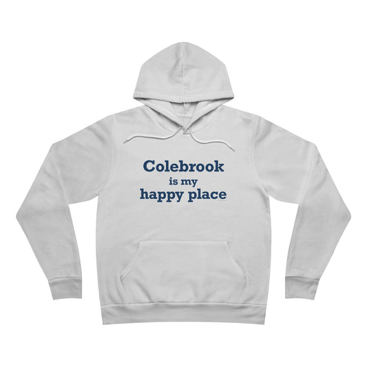 Colebrook is my Happy Place Unisex Sponge Fleece Pullover Hoodie