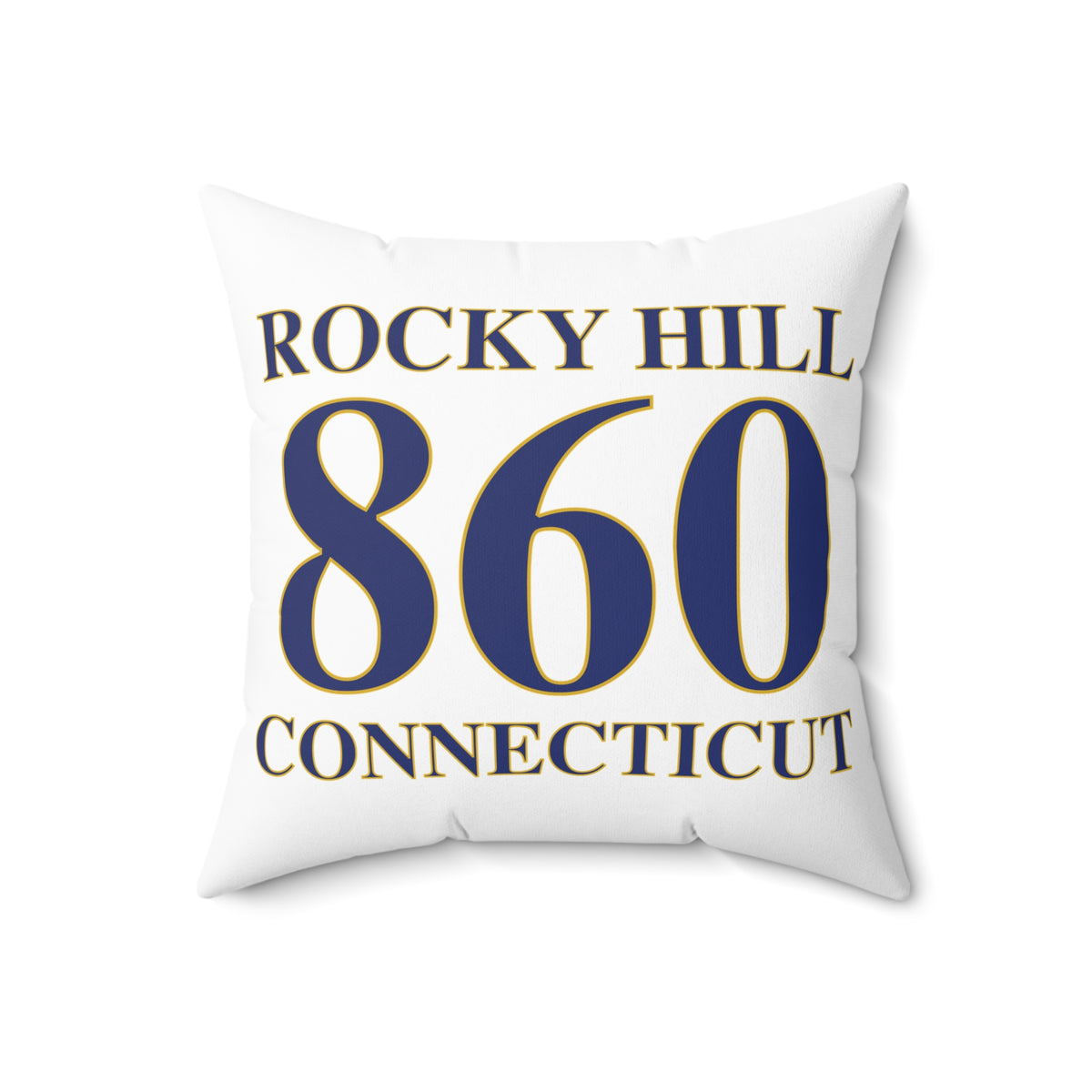 Rocky Hill 860 Connecticut Polyester Square Pillow