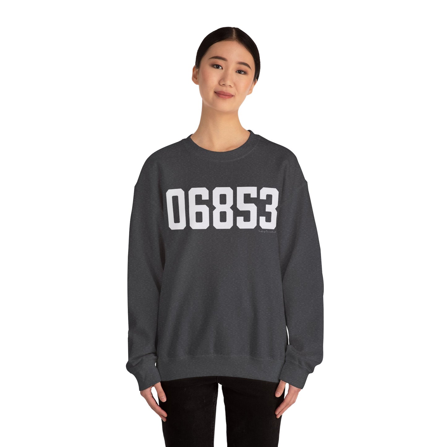 06853 Norwalk CT Zip Code Unisex Heavy Blend™ Crewneck Sweatshirt