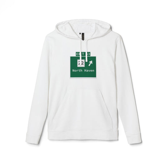 Vintage WCP Exit 63 Sign adidas Unisex Fleece Hoodie
