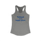 Tolland is My Happy Place Women's Ideal Racerback Tank Top
