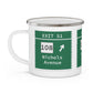 Vintage Merritt Parkway Exit 51 Sign Enamel Camping Mug