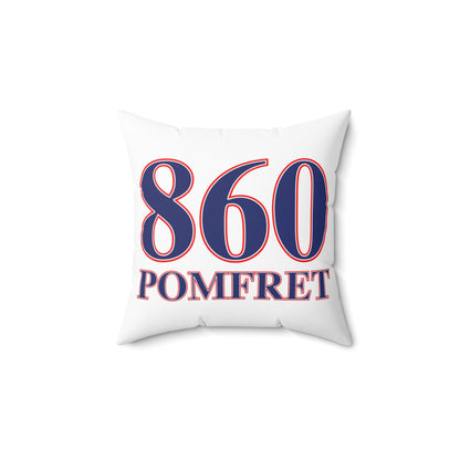 860 Pomfret Red, White & Blue Spun Polyester Square Pillow