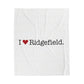 I Heart Ridgefield. Velveteen Plush Blanket