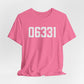 06331 Canterbury CT Zip Code Unisex Jersey Short Sleeve T-Shirt