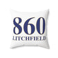 860 Litchfield  Polyester Square Pillow