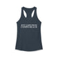 Just a kid from Compo Beach Women's Ideal Racerback Tank Top