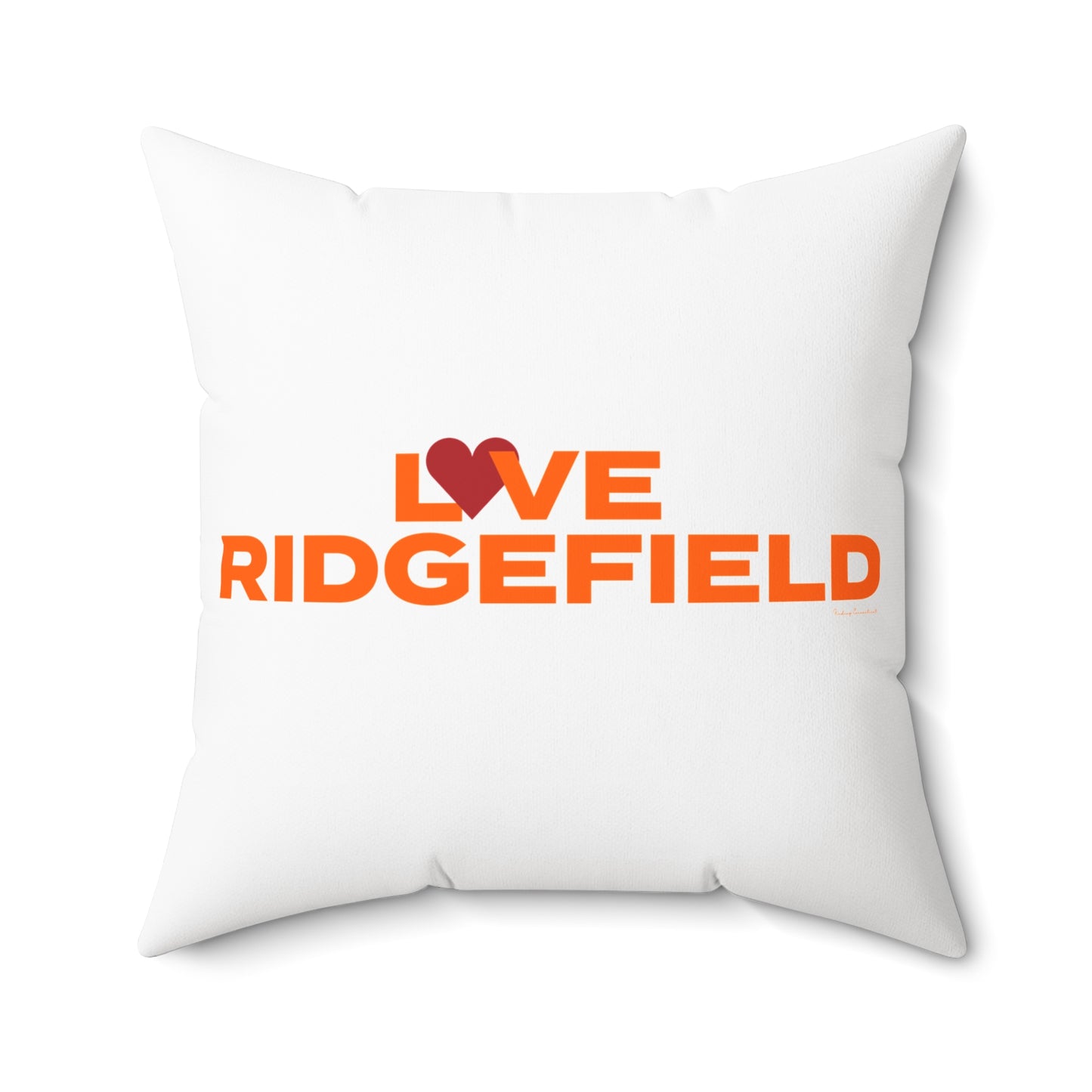 Love Ridgefield Spun Polyester Square Pillow