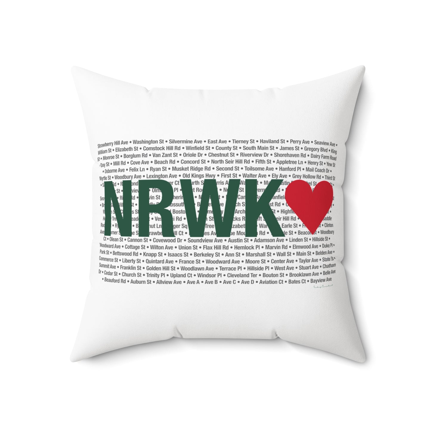 Norwalk Love Spun Polyester Square Pillow