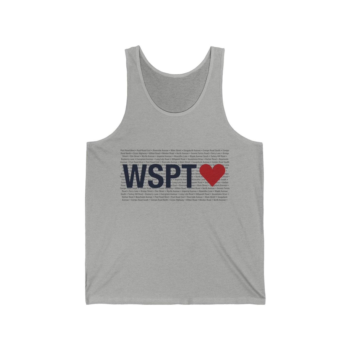 Westport Love Unisex Jersey Tank Top