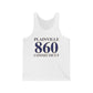 Plainville 860 Connecticut Unisex Jersey Tank Top