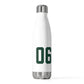 06851 Norwalk Connecticut Zip Code 20oz Insulated Bottle