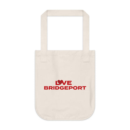 Love Bridgeport Organic Canvas Tote Bag