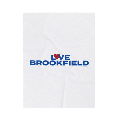 Love Brookfield Velveteen Plush Blanket