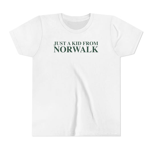 Just a kid from Norwalk Youth Short Sleeve T-Shirt