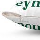 I Clover Seymour Spun Polyester Square Pillow