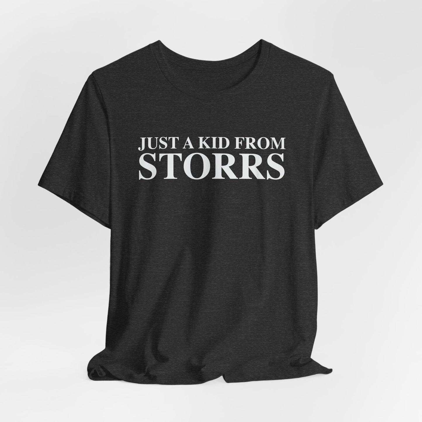 Just a kid from Storrs Unisex Jersey Short Sleeve T-Shirt