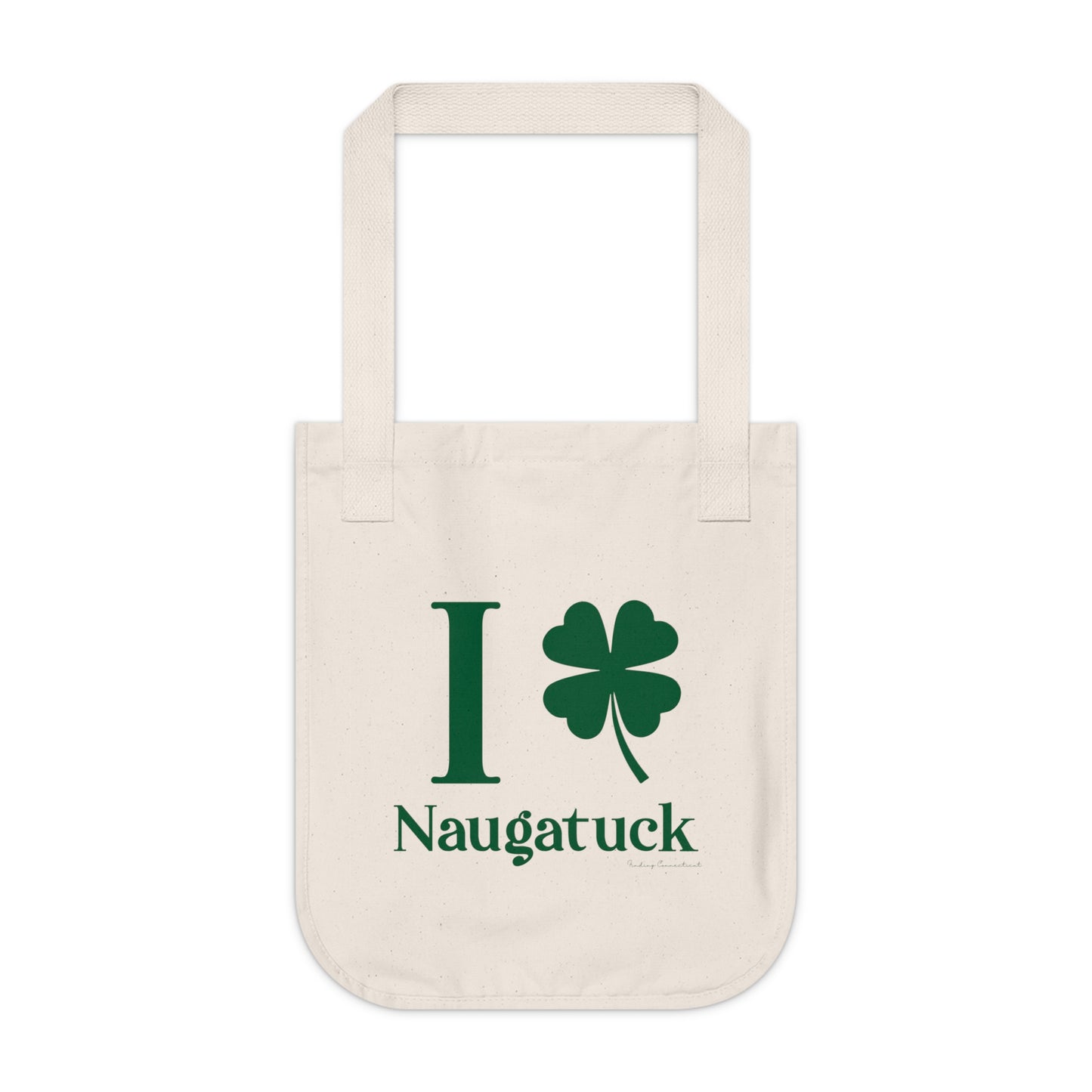 I Clover Naugatuck Organic Canvas Tote Bag