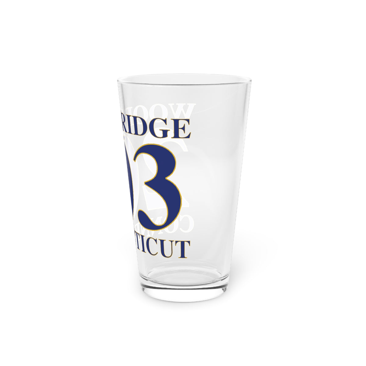 Woodbridge 203 Connecticut Pint Glass, 16oz