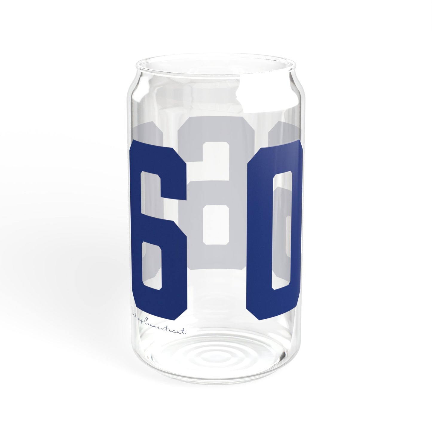 06606 Bridgeport Connecticut Zip Code Sipper Glass, 16oz