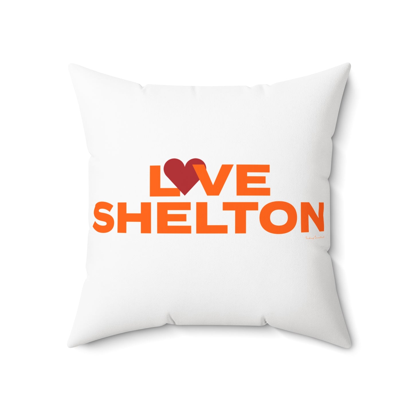 Love Shelton Spun Polyester Square Pillow