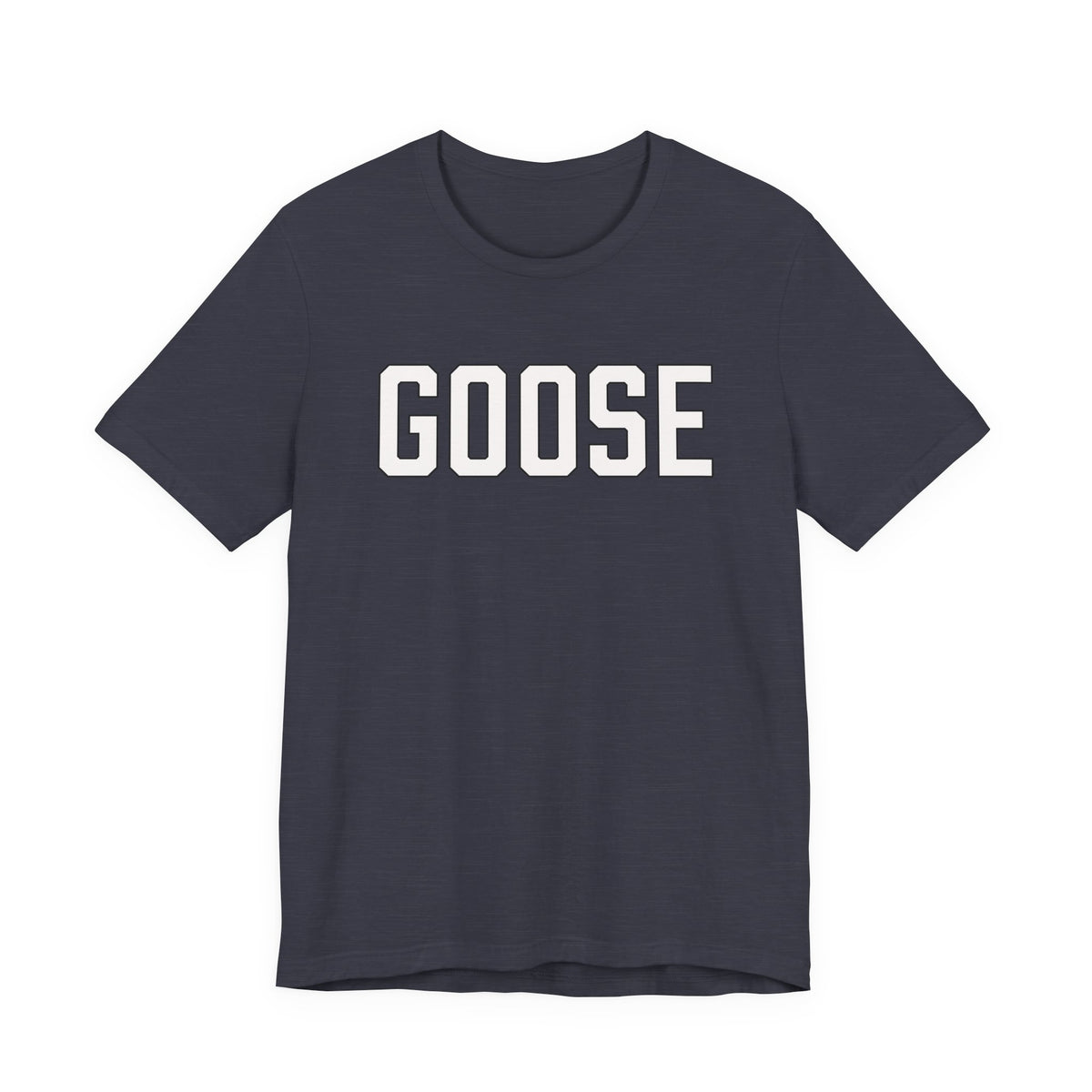 Goose Zip Code White & Black Unisex Jersey Short Sleeve T-Shirt