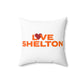 Love Shelton Spun Polyester Square Pillow