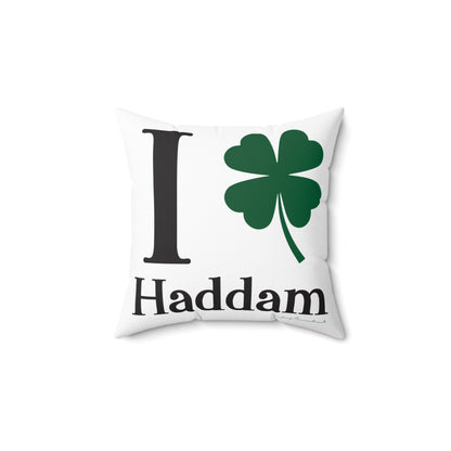 I Clover Haddam  Spun Polyester Square Pillow