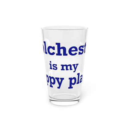 Colchester is My Happy Place Pint Glass, 16oz